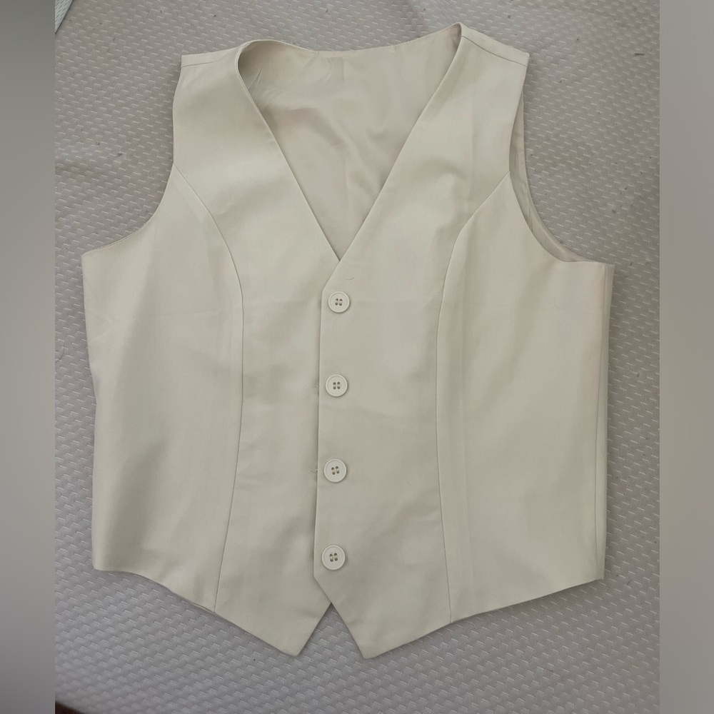 Cream women’s vest